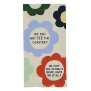 Blue Q The Coaster 71cm Cotton Dish Towel Kitchen Cleaning/Drying Rag Cloth