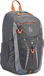 [MODO BY RV RONCATO] Pegasus Cabin Backpack, 40 x 25 x 20 cm, Grey/Orange, Anthracite, Bagaglio a Mano, Holiday, Charcoal, bagaglio a Mano, Vacation