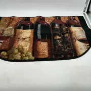 Wine Boutique Burgu Ewtra Non Slip Washable Traditional Area Rugs 19X32 Inch