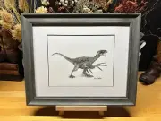 Drawing of a Therizinosaurus Dinosaur #2 Graphite Pencil Art Sketch Picture