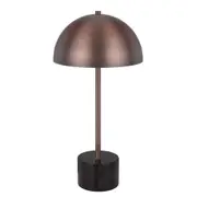Domez Modern Table Desk Lamp Light Metal Marble Black Marble Bronze