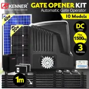 KENNER SOLAR POWER POWERED AUTOMATIC SLIDING GATE OPENER REMOTE 1500KG