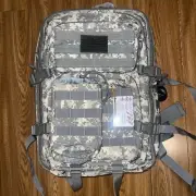 45L Military Tactical Backpack Large 3 Day Assault Pack W/Bottle Holder & Extras