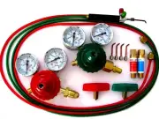 Propane, Oxygen Jewelers' Torch Kit, Regulators, Flash Arrestor, Smith TYPE