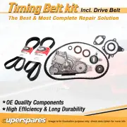 Timing Belt Kit & Gates Drive Belt for Mazda 323 BJ 1.6L DOHC ZM 1998-2002
