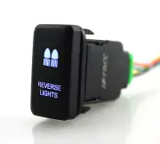 For Toyota Blue LED Reverse Lights Switch Push Button Tacoma FJ Cruiser 4Runner (for: Toyota)