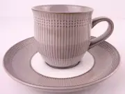 Beautiful Set of 6 Vintage Noritake Stoneware Cups & Saucers 200ml Boxed