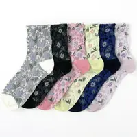 在飛比找樂天市場購物網優惠-現貨*日本滿版刺繡氣質花襪 日本製 日本襪 襪子 立體花紋襪