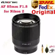 DHL Viltrox 85mm F1.8 STM AF Full Frame Lens For Nikon Z mount Z5 Z6 Z7 Cameras