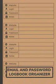 Email And Password Logbook Organizer: Small Internet Address Notebook And Journa