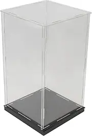 ORFOFE 1Pc Clear Acrylic Display Case for Collectibles Dustproof Model Storage Box with Lid for Miniatures Action Figures and Micro Landscapes