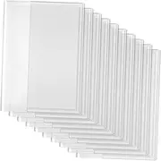 Ciieeo 10pcs Waterproof and Anti-Slip Book Cover Waterproof Book Cover Book Covers for Soft Cover Books Book Sleeve Book Protector Large Clear Book Covers Protection Boy Transparent Cpp