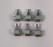 ALCO TT21NGRA1 Mini Toggle Switch DPDT ON-ON PCB Mount Gold Contacts NOS Qty 6