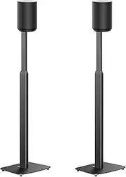 ynVISION Adjustable Floor Stand Compatible with SONOS Era 100 and Era 300 - Black 2 Pack