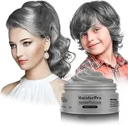HaiolorPro Grey Temporary Hair Color Dye Wax Washable