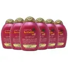 Box of 6x OGX Strength & Length + Keratin Oil Anti-Breakage Shampoo, 13 Oz