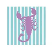 Scorpio Zodiac Face Towel, Astrology Gift, Home Decor, Beach Towel, Eco-Friendly