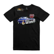 Men's T-shirt, Ford XY Falcon GT Blue, Aussie muscle cars, AS Colour shirt.