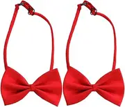 [FRCOLOR] 2pcs Bow Ties for Men Pre Tied Polyester Tuxedo Accessories Minimalist Design for Bachelors Gowns Durable and Versatile Wedding Bowtie for Groom and Formal Occasions