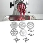 9 Pieces Meat Grinder Attachment Meat Grinder Plate Discs for Food Chopper