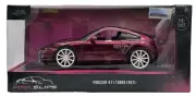 Jada Toys 2025 "Pink Slips" Maroon Porsche 911 Turbo (997) 1:24 Scale