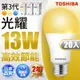Toshiba東芝 第三代 光耀13W 高效能LED燈泡 日本設計(白光/自然光/黃光) 20入