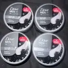 (4) Dove Men+Care Body Face Scrub Lump O' Charcoal Christmas LIMITED ED 3.5 OZ