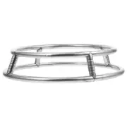 Round Wok Rack Stainless Steel Pot Holder Ring for Electric Stove