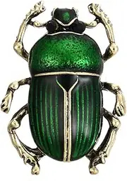 [Tvoip] Vintage Beetle Brooches for Women Kids Enamel Animal Insects Brooch Pins