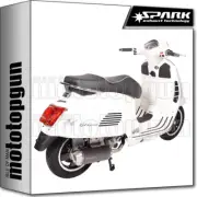 SPARK EXHAUST FORCE HOMOLOGATE DARK STYLE VESPA GTS 300 2008 08 2009 09 2010 10