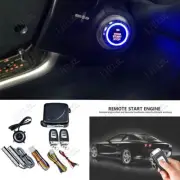 Car Alarm System Keyless Entry Engine Start Push Button Remote Starter Kit New; (for: Fiat)