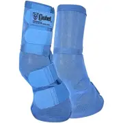 Crusader Horse Leg Guard Fly Boots 3, Blue, Horse, (CASC-LG3)