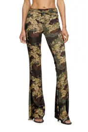 [Diesel] Diesel - Jazz pants with mixed camo prints - Pants - Woman - Green S Green