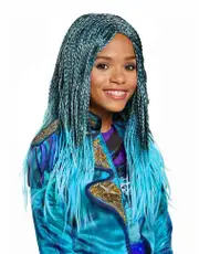 Long Wavy Wig Cosplay Descendants 3 Mal Halloween Party Hair Wigs