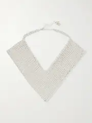 [Magda Butrym] Magda Butrym - Silver-tone Crystal Necklace - One size One size Silver