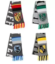 Harry Potter House Striped Scarves (Gryffindor,Slytherin,Ravenclaw,Hufflepuff)