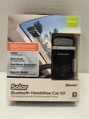Brand New IOGEAR Solar Bluetooth Hands-Free Car Kit (GBHFK231) Black