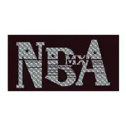 NBA - MX Black PRISM plate decal - old school bmx