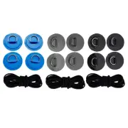 Water Sport Essential PVC D Rings Patches for Inflatable Dinghy Kayak Canoe
