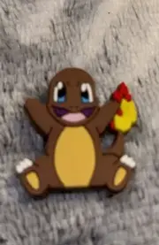 Pokemon Crocs Shoe Charm Shiny Charmander Jibbitz Toy Accessories PVC Rubber