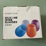 Silicone Wine Glasses - Set Of 4