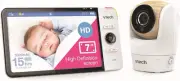 Vtech BM7750HD 7" Pan & Tilt Full Colour Video Baby Monitor, White