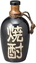 Tenmoku Gold Crystal Shochu No. 5 Bottle [4.5 x 9.1 inches (11.5 x 23 cm), 45.3 fl oz (1150 cc)] | Shochu Bottle |