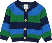 [Fred's World by Green Cotton] Baby Girls' Knit Stripe Cardigan Sweater