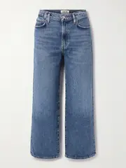 [AGOLDE] AGOLDE - Harper Cropped Mid-rise Straight-leg Jeans - Mid denim - 23 23 Blue
