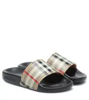 [Burberry Kids] Burberry Kids Vintage Check slides UK 12 multicoloured