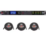 dbx DriveRack PA2 Complete Loudspeaker Management System + (3) 25 ft XLR Cables