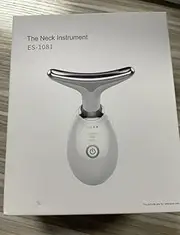 Firming Wrinkle Removal Device for Neck Face, Double Chin Reducer Vibration Massager, 3 in 1 Portable Face Massager for Lift Sagging Skin, Skin Care,Firm,Tightening, Smooth. face Sculpting Tool White