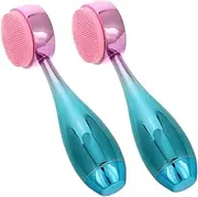 HAPINARY Face Wash Brush Silicone Facial Cleansing Massage Brush Exfoliating Skin Scrubber Skincare Tool