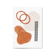 Modern Abstract Shape Minimal Retro Wall Art #15